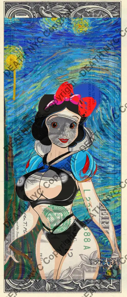 Auction USD $1 Original artwork 040523$4 snow Art Print