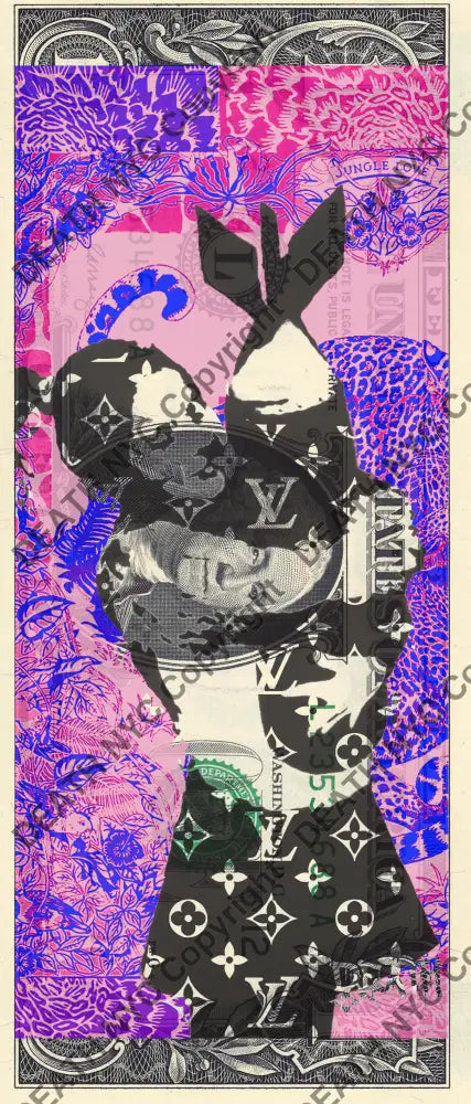 Auction USD $1 Original artwork 040523$5 bank Art Print