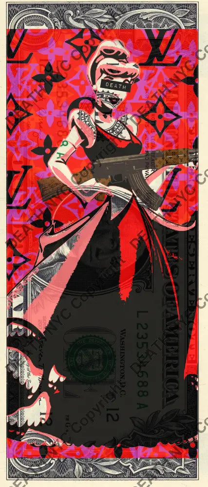 Auction USD $1 Original artwork 040524$20 cind - Art Print