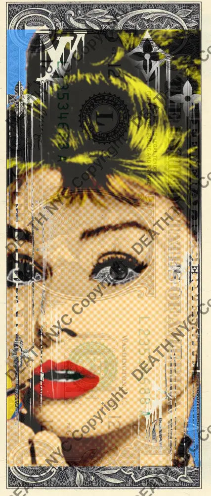 Auction USD $1 Original artwork 040926$11 audrey - Art Print