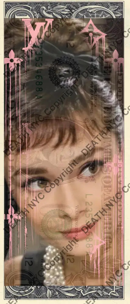 Auction USD $1 Original artwork 040926$13 audrey - Art Print