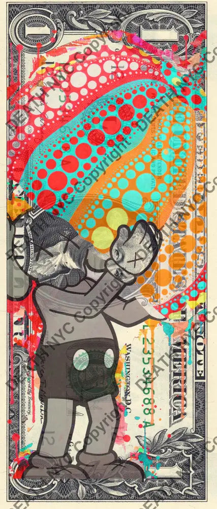 Auction USD $1 Original artwork 040926$1 x - Art Print