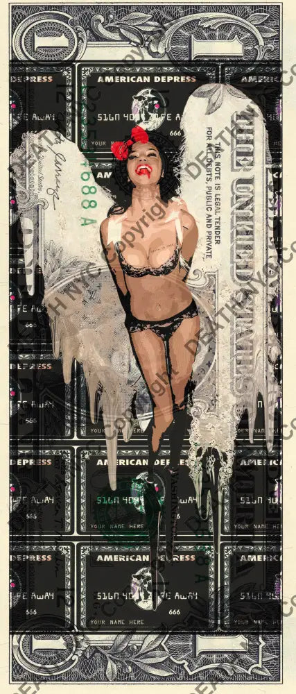Auction USD $1 Original artwork 050623$13 secret - Art Print