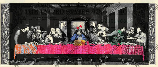 Auction USD $1 Original artwork 050623$17 supper Art Print