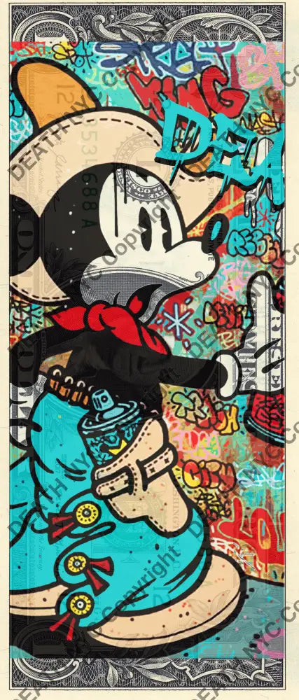 Auction USD $1 Original artwork 051121$15 mouse - Art Print