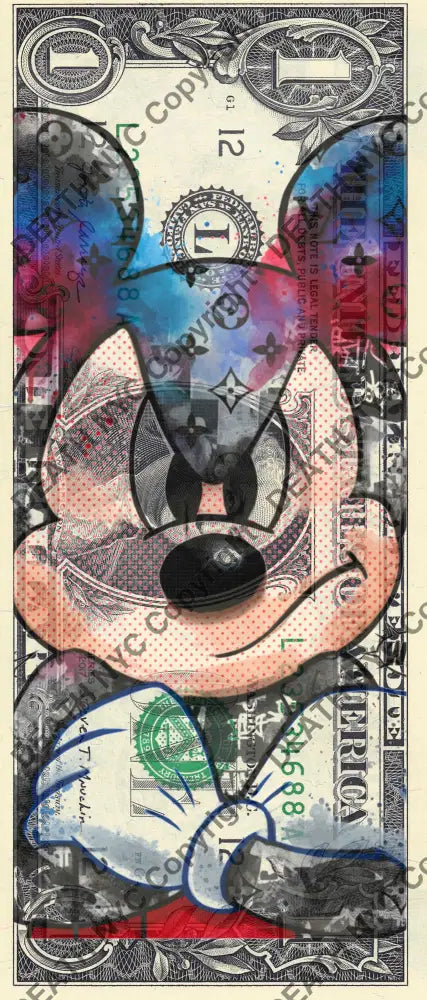 Auction USD $1 Original artwork 051125$16 mouse Art Print