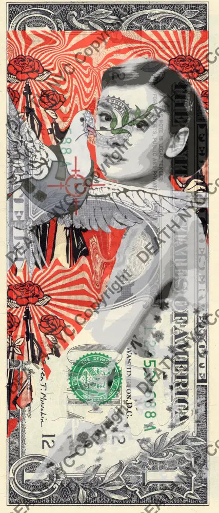 Auction USD $1 Original artwork 051125$5 audrey Art Print
