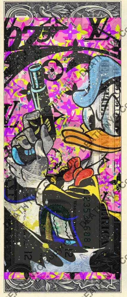 Auction USD $1 Original artwork 051125$6 duck Art Print