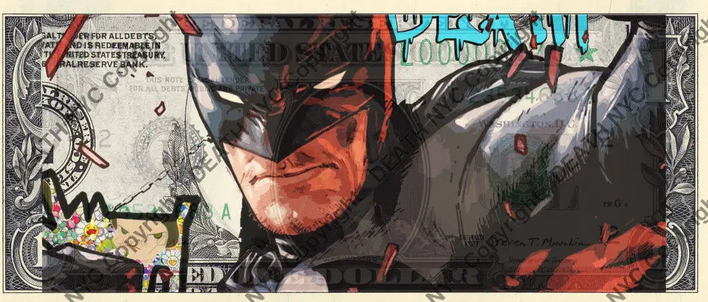 Auction USD $1 Original artwork 060122$2 bat Art Print