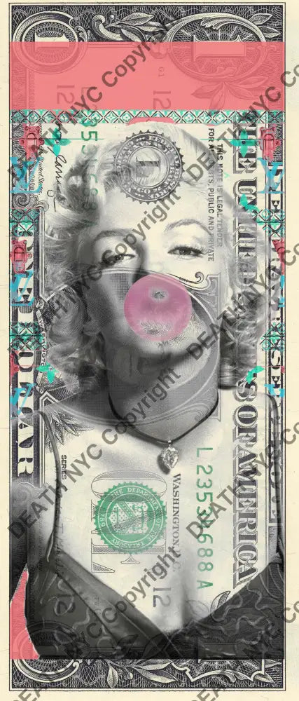 Auction USD $1 Original artwork 060723$10 monr - Art Print
