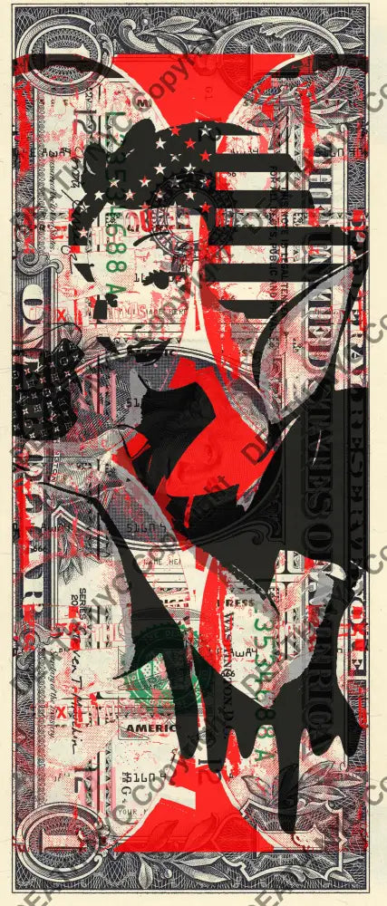Auction USD $1 Original artwork 060923$2 snow Art Print