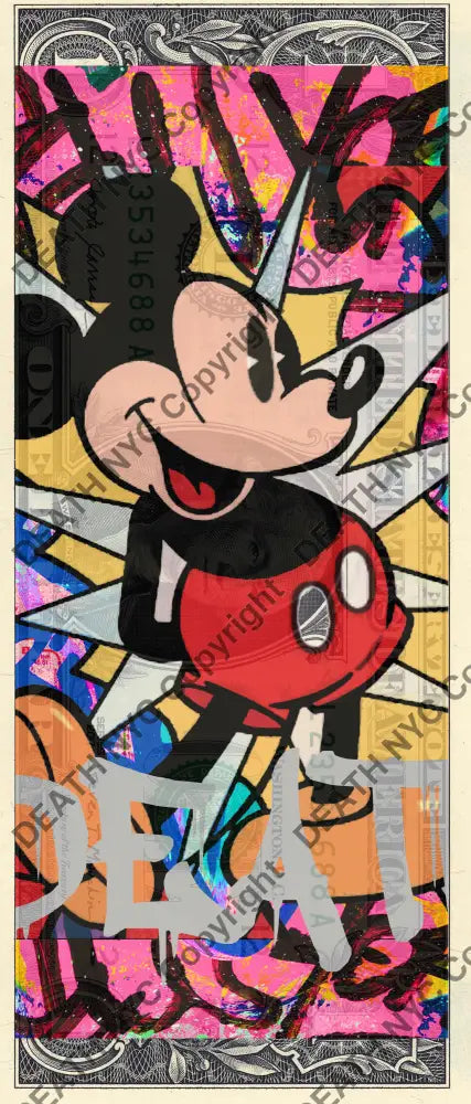 Auction USD $1 Original artwork 061022$14 mouse - Art Print