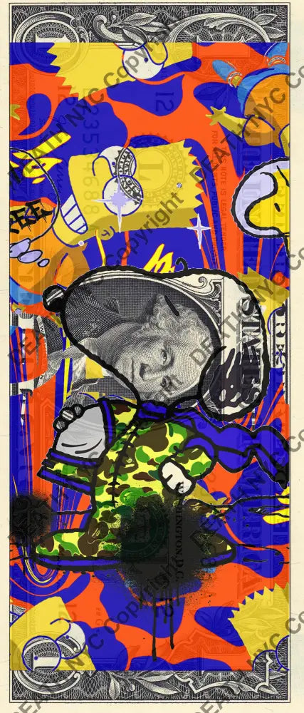 Auction USD $1 Original artwork 061222$17 silly Art Print