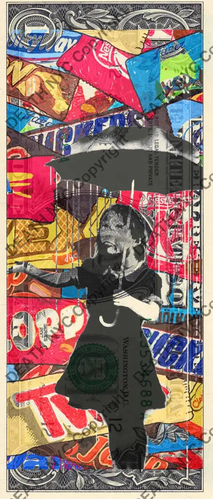 Auction USD $1 Original artwork 061225$15 bank Art Print