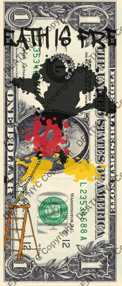 Auction USD $1 Original artwork 061225$7 mouse Art Print