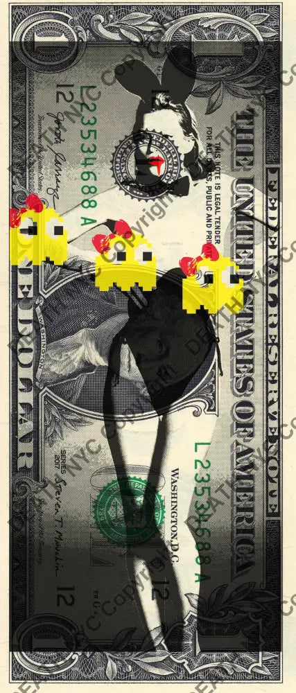 Auction USD $1 Original artwork 070422$1 kate - Art Print