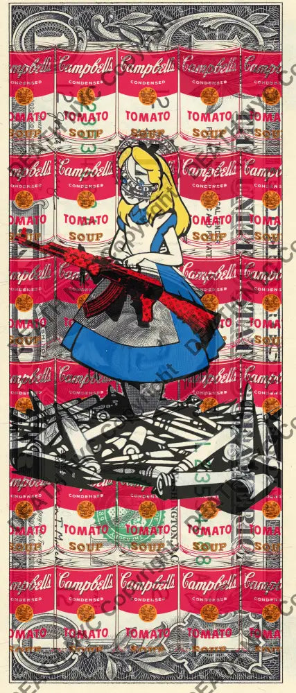 Auction USD $1 Original artwork 071023$3 alice Art Print