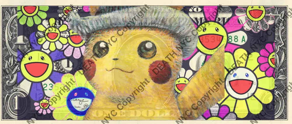 Auction USD $1 Original artwork 071023$4 p k - Art Print