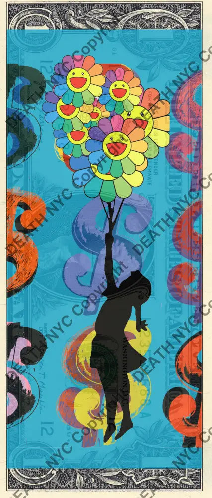 Auction USD $1 Original artwork 071221$2 bank Art Print