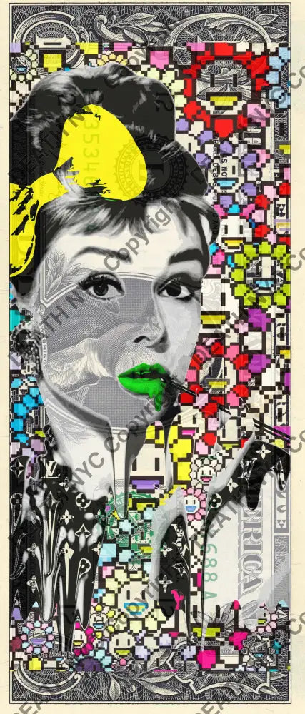 Auction USD $1 Original artwork 080222$11 audrey Art Print