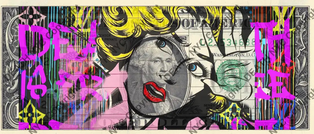 Auction USD $1 Original artwork 080223$18 dface Art Print