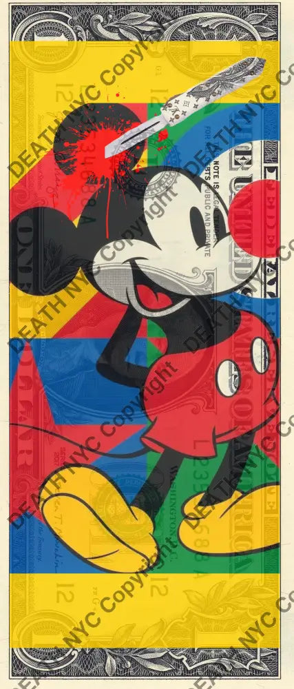 Auction USD $1 Original artwork 080224$20 mouse Art Print