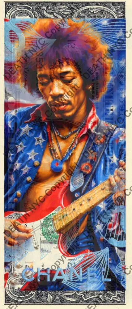 Auction USD $1 Original artwork 090125$2 hend Art Print