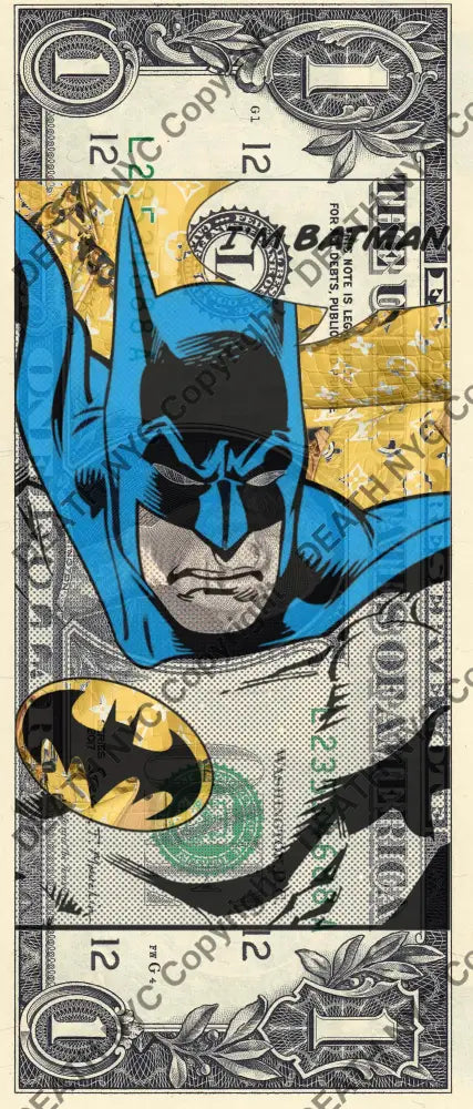 Auction USD $1 Original artwork 090923$7 bat - Art Print