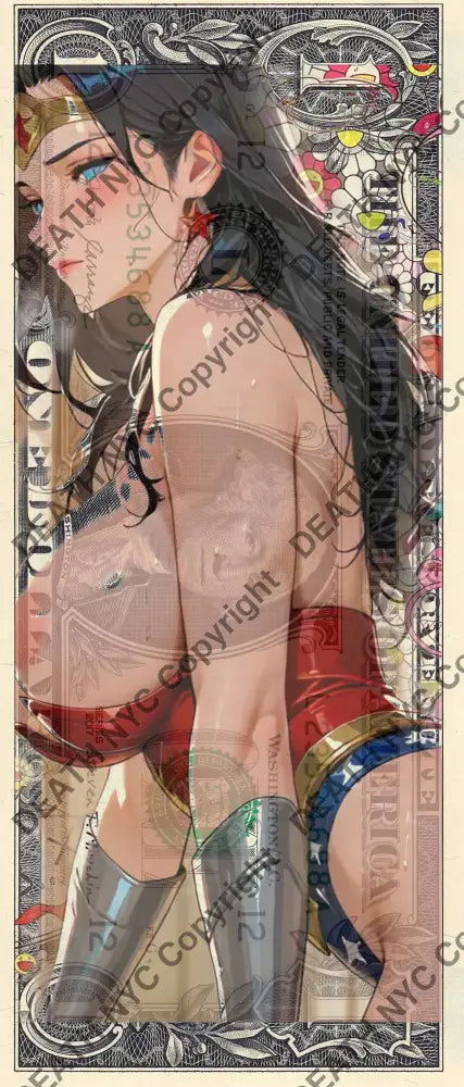 Auction USD $1 Original artwork 090926$10 wonder - Art Print