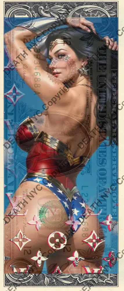 Auction USD $1 Original artwork 090926$13 wonder - Art Print