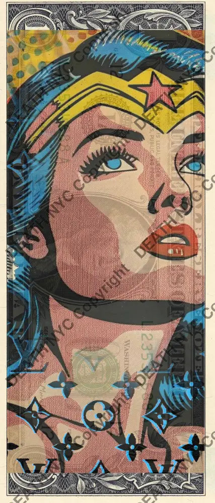 Auction USD $1 Original artwork 090926$14 wonder - Art Print
