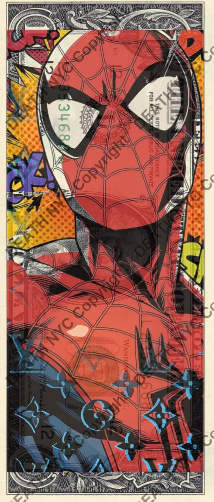 Auction USD $1 Original artwork 090926$15 spider - Art Print