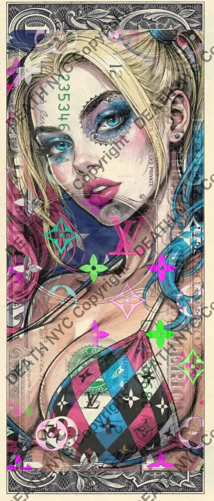Auction USD $1 Original artwork 090926$2 quin - Art Print