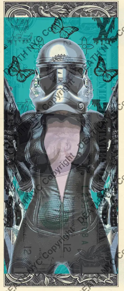 Auction USD $1 Original artwork 091223$24 troop - Art Print