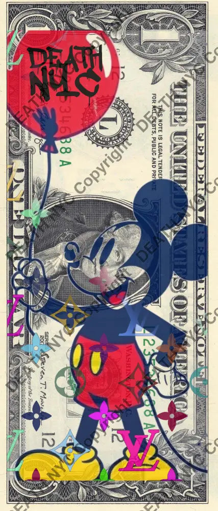 Auction USD $1 Original artwork 091224$12 mouse Art Print