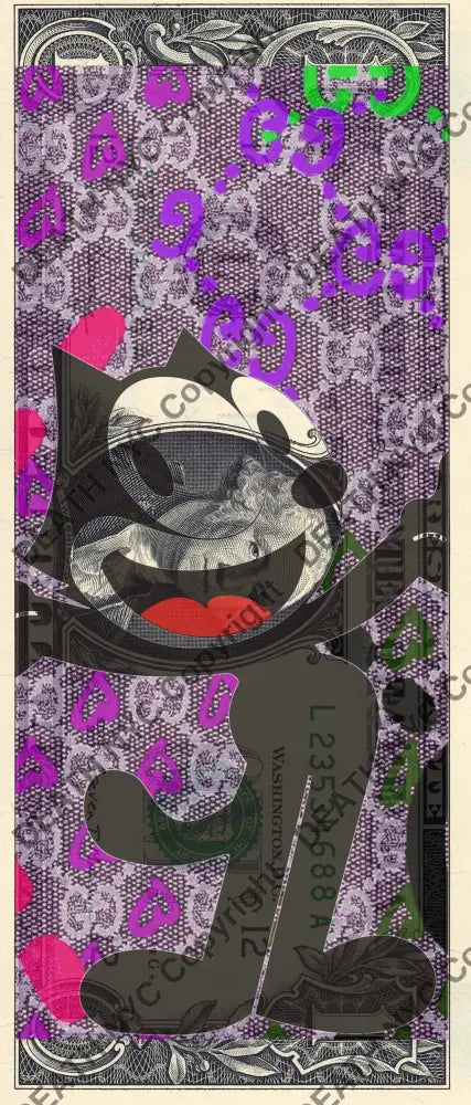 Auction USD $1 Original artwork 100226$12 felix Art Print