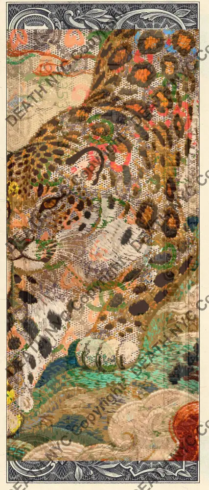 Auction USD $1 Original artwork 100226$14 leop Art Print