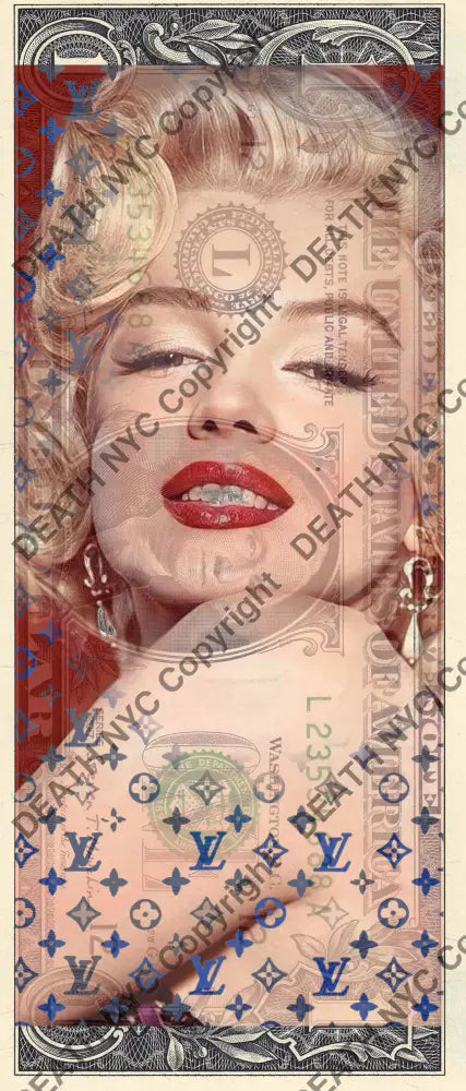 Auction USD $1 Original artwork 100226$3 monr Art Print