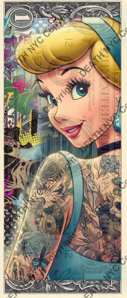 Auction USD $1 Original artwork 100326$4 cind Art Print