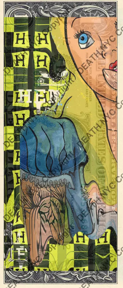 Auction USD $1 Original artwork 100326$6 alice Art Print