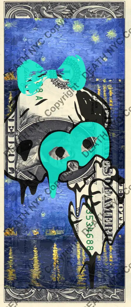 Auction USD $1 Original artwork 100422$15 silly Art Print
