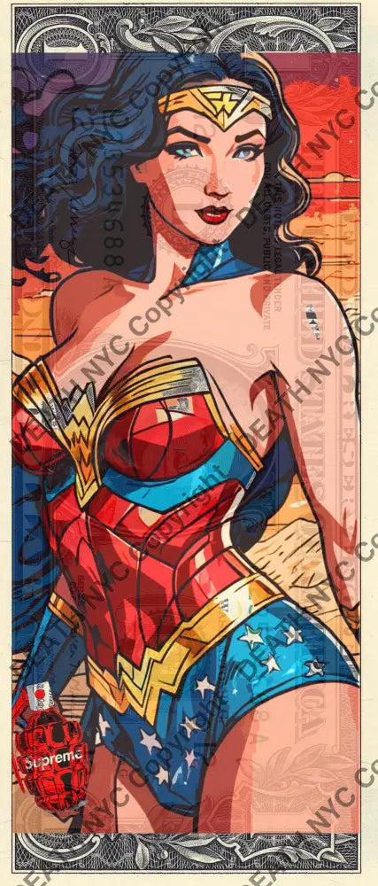 Auction USD $1 Original artwork 100624$9 wonder - Art Print