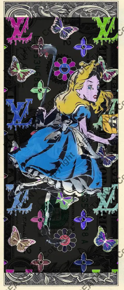 Auction USD $1 Original artwork 110324$1 alice * Art Print