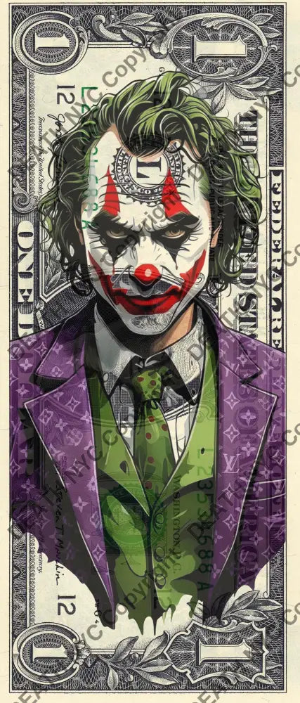 Auction USD $1 Original artwork 110626$1 j k r - Art Print
