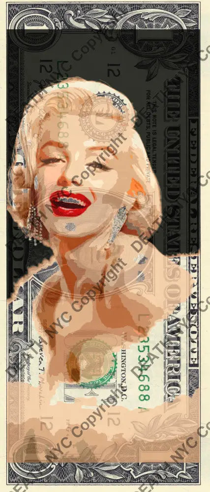 Auction USD $1 Original artwork 111225$10 monr Art Print