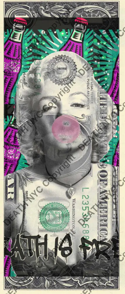 Auction USD $1 Original artwork 111225$11 monr Art Print
