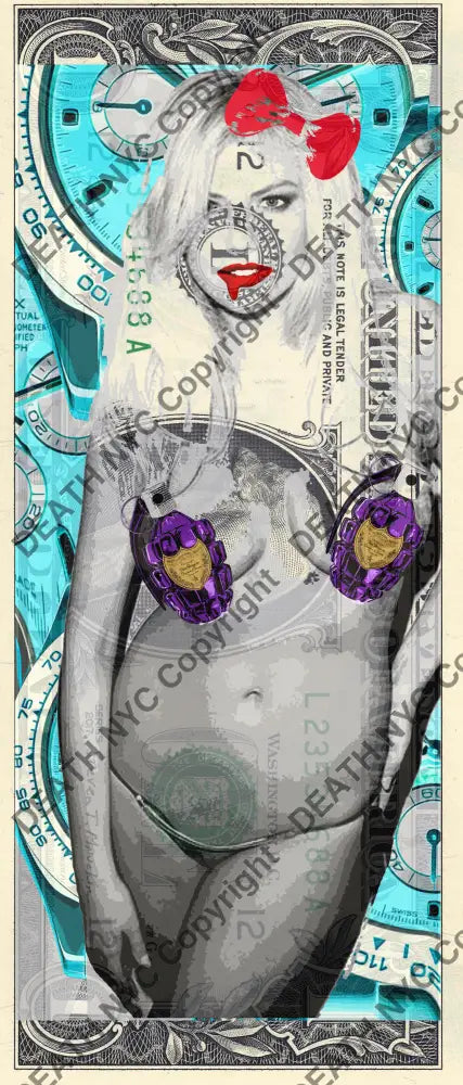 Auction USD $1 Original artwork 120222$15 kate - Art Print
