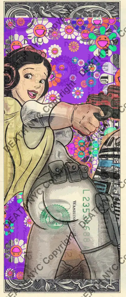 Auction USD $1 Original artwork 120723$9 snow - Art Print