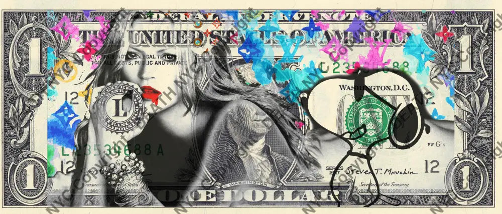 Auction USD $1 Original artwork 120823$17 kate - Art Print