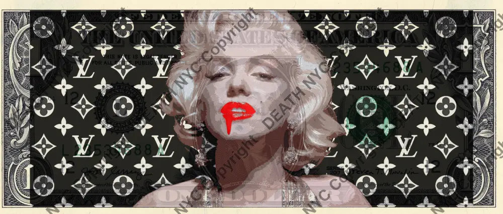 Auction USD $1 Original artwork 120923$8 monr. Art Print